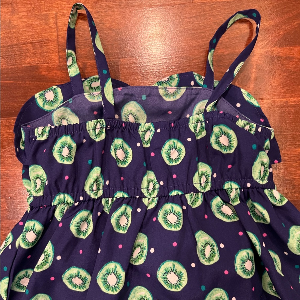 NWT 12-18 Months Kiwi Print Cherokee Summer Dress - Picture 7 of 10